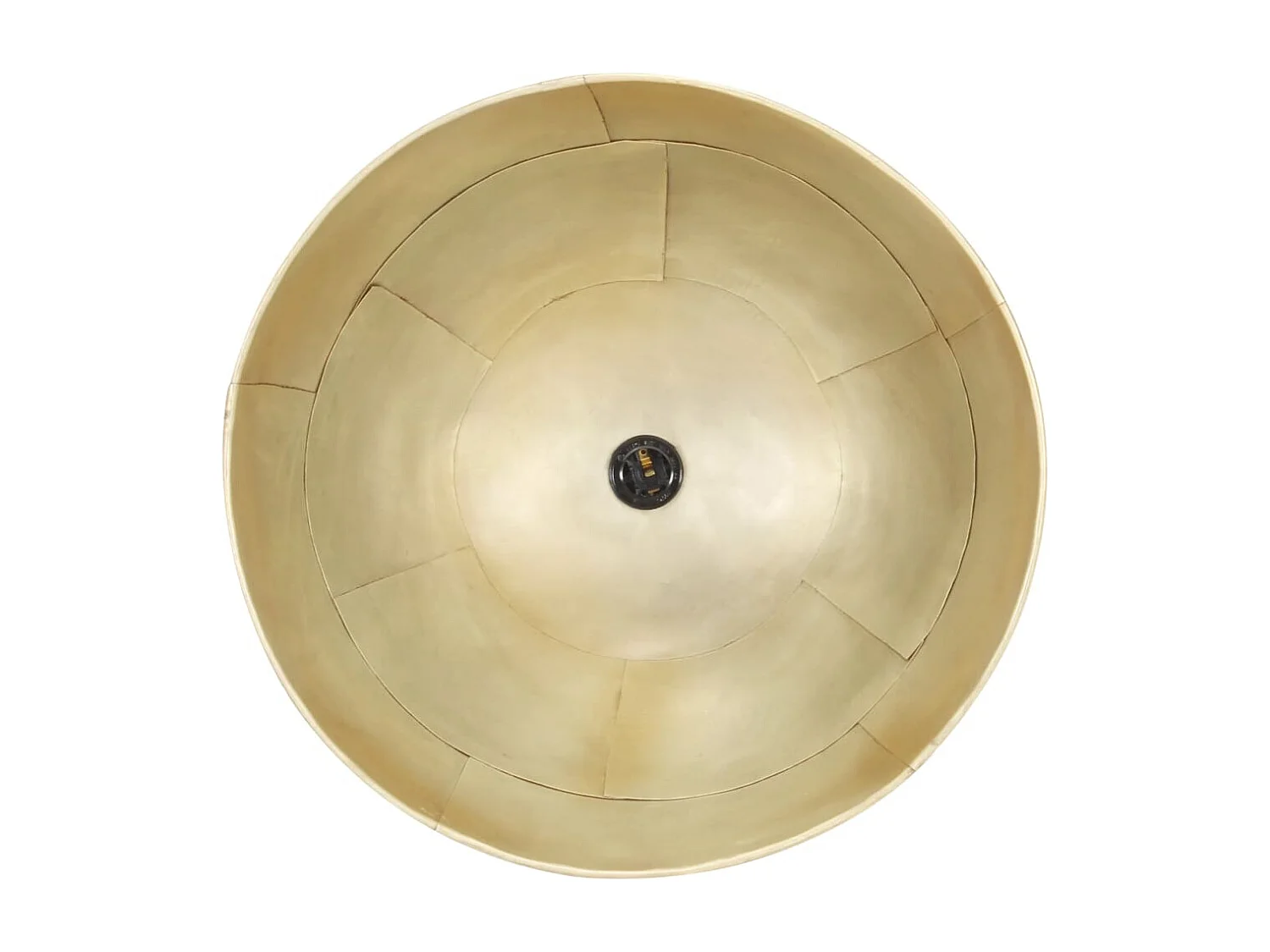 Candeeiro de Teto Vintage Redondo em Bronze com Casquilho E27 de 25W