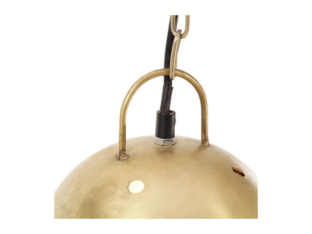Lampe suspendue industrielle 25 W Laiton Rond 32 cm E27