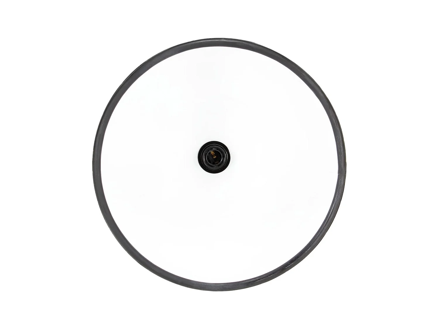 Lampe suspendue industrielle 25 W Noir Rond 30 cm E27