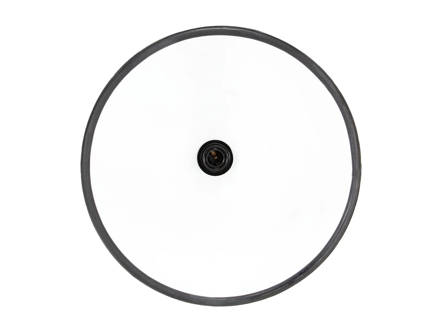 vidaXL Lampe suspendue industrielle 25 W Noir Rond 30 cm E27