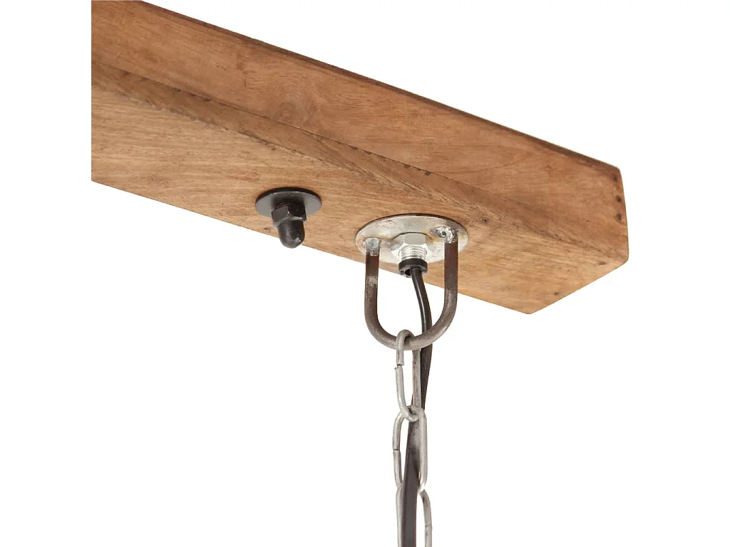 Lámpara colgante industrial 25 W plateada 109 cm E27