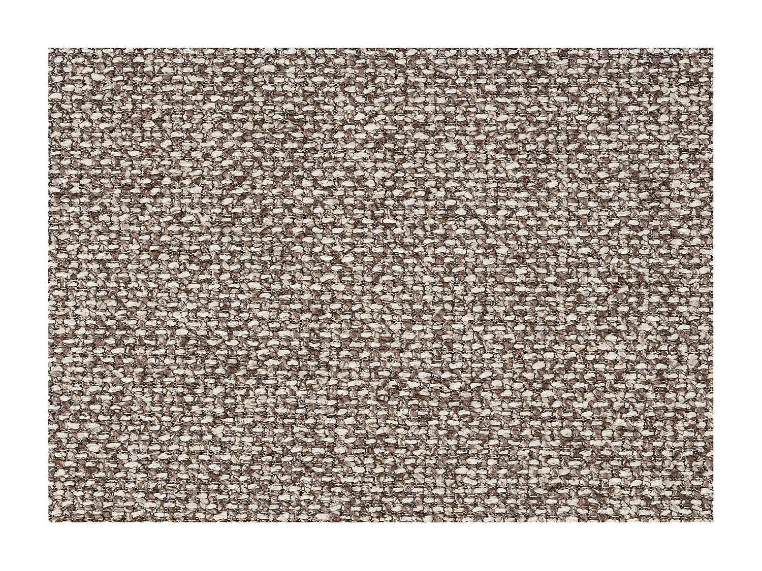 Canapé 4 places arrondi - marron, méridienne droite BERLIN