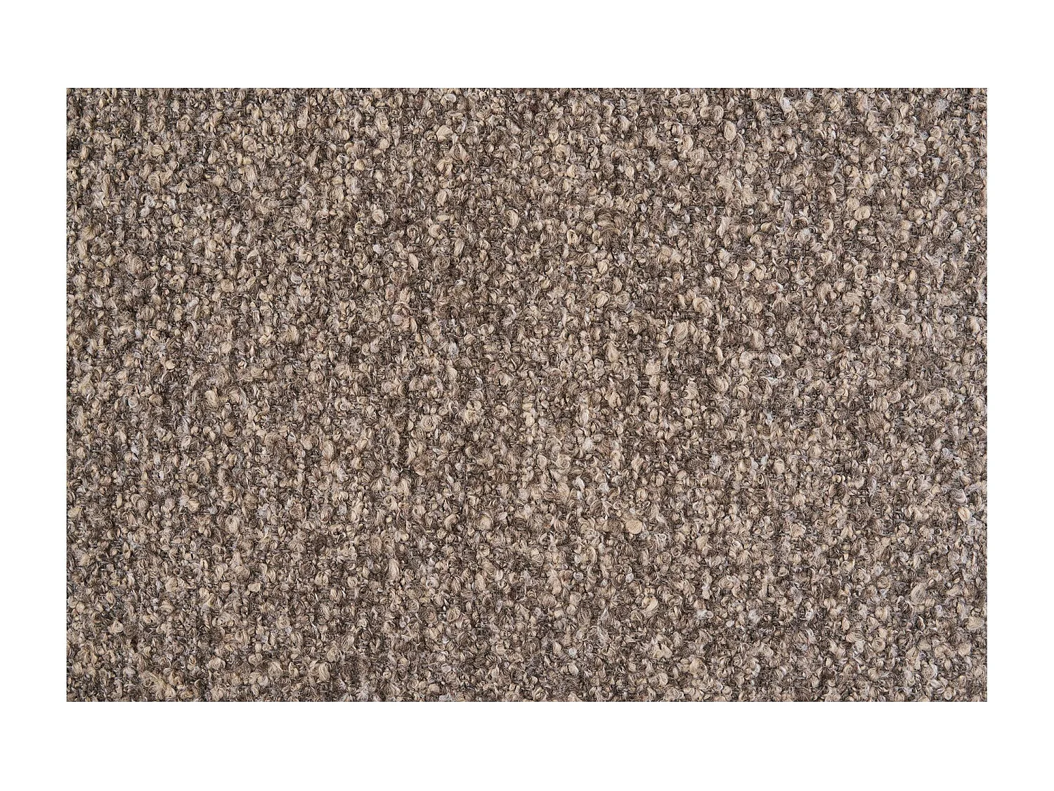 Canapé 3 places marron - forme arrondie BERLIN