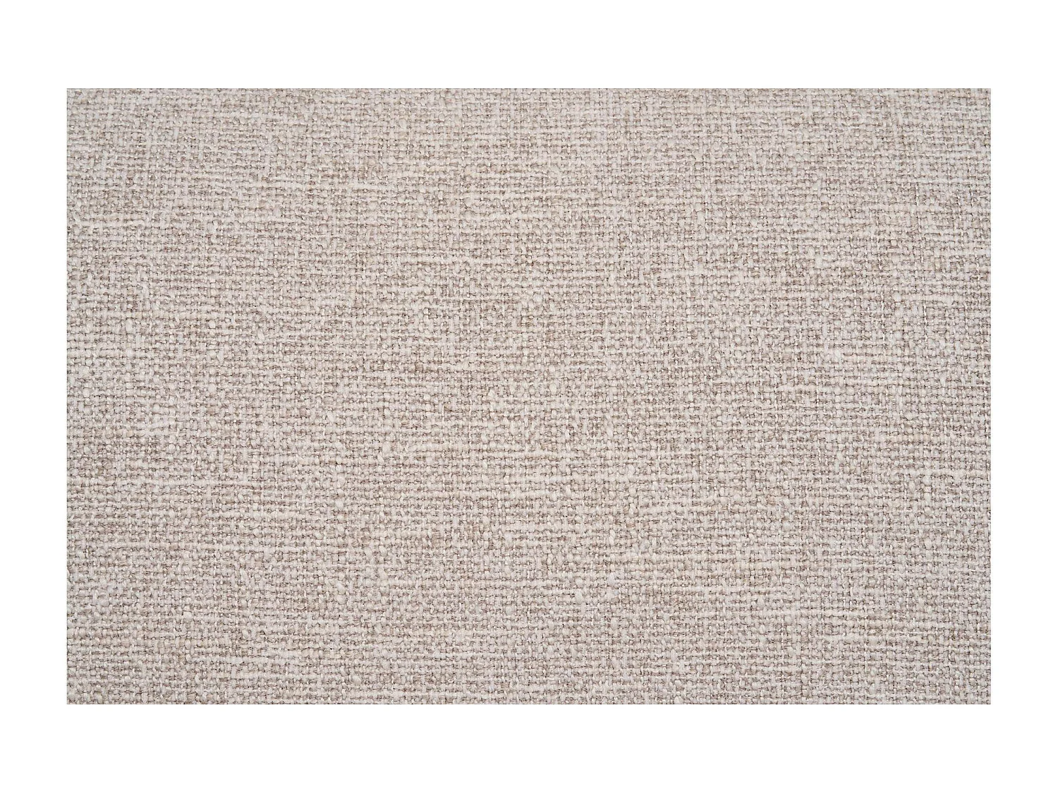 Canapé 4 places arrondi - sable, méridienne gauche BERLIN