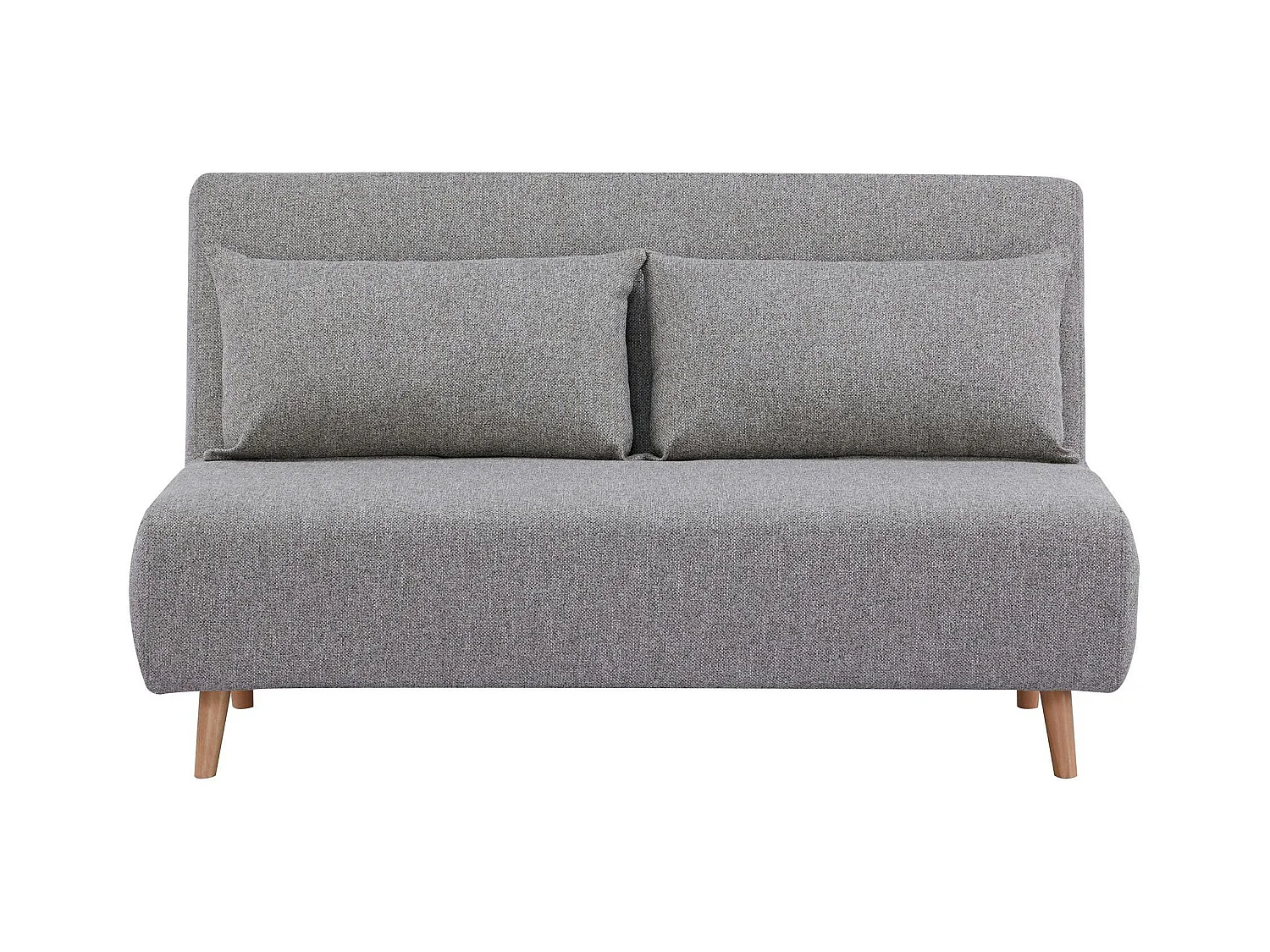 Canapé lit 2 places gris BERLIN