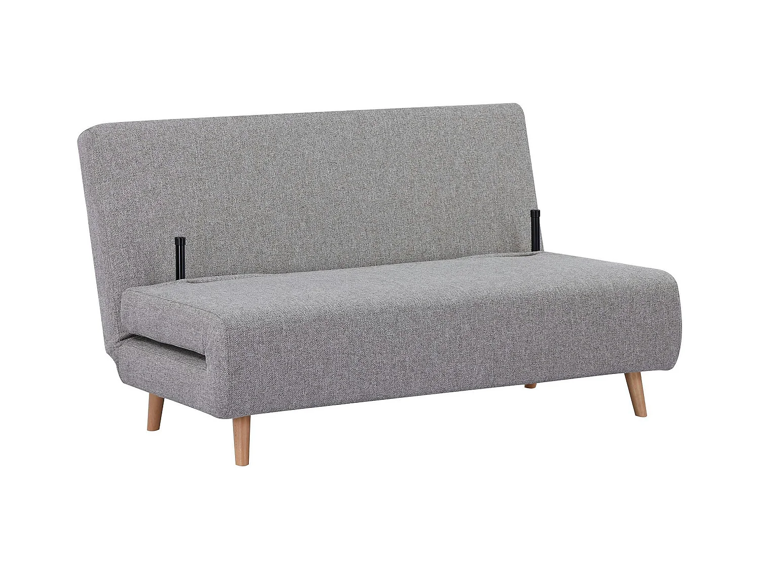 Canapé lit 2 places gris BERLIN