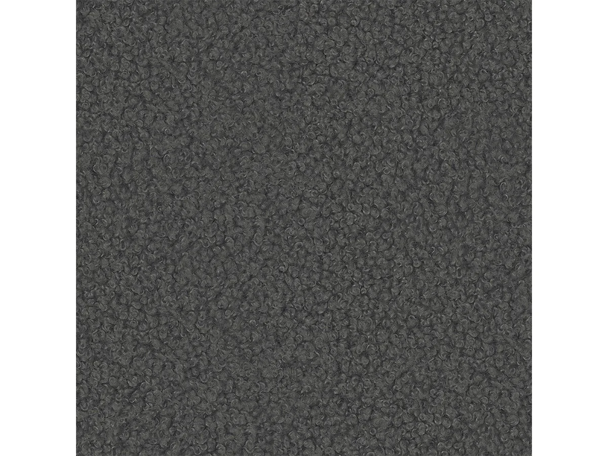 Canapé d'angle convertible 3 places en tissu gris foncé CESAR