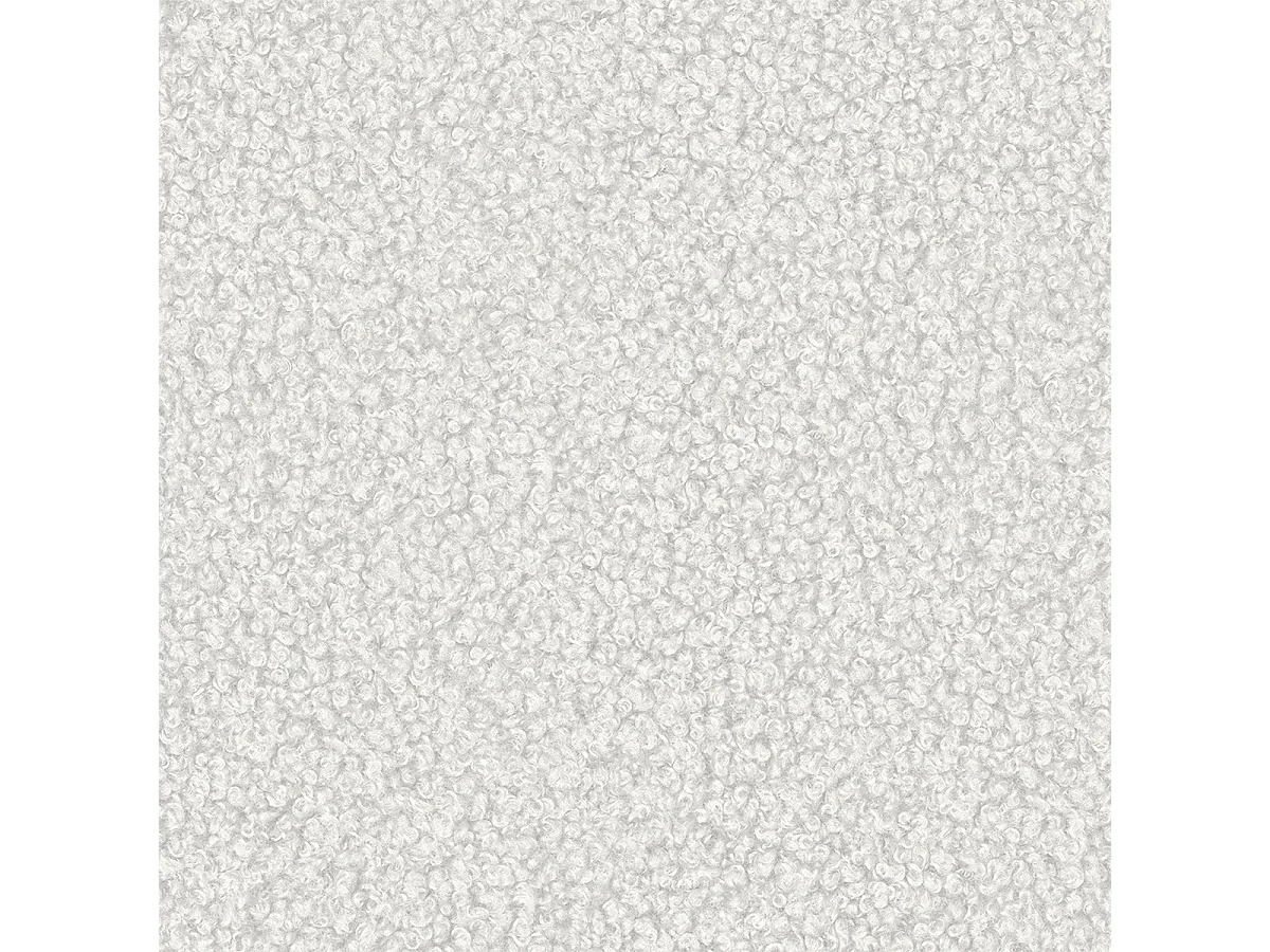Canapé convertible 3 places avec coffre en tissu blanc CESAR