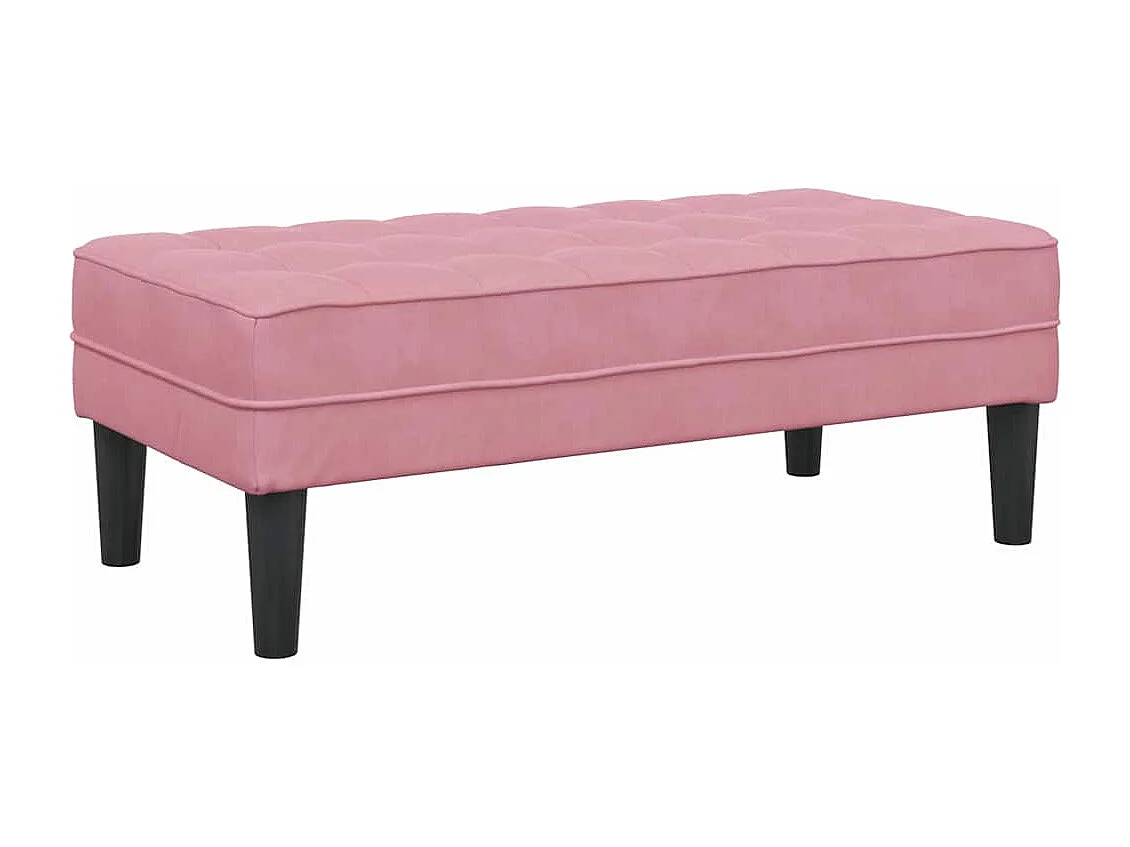 Conjunto de Sofás 2 pcs Rosa 173 x 131 x 67 cm Veludo
