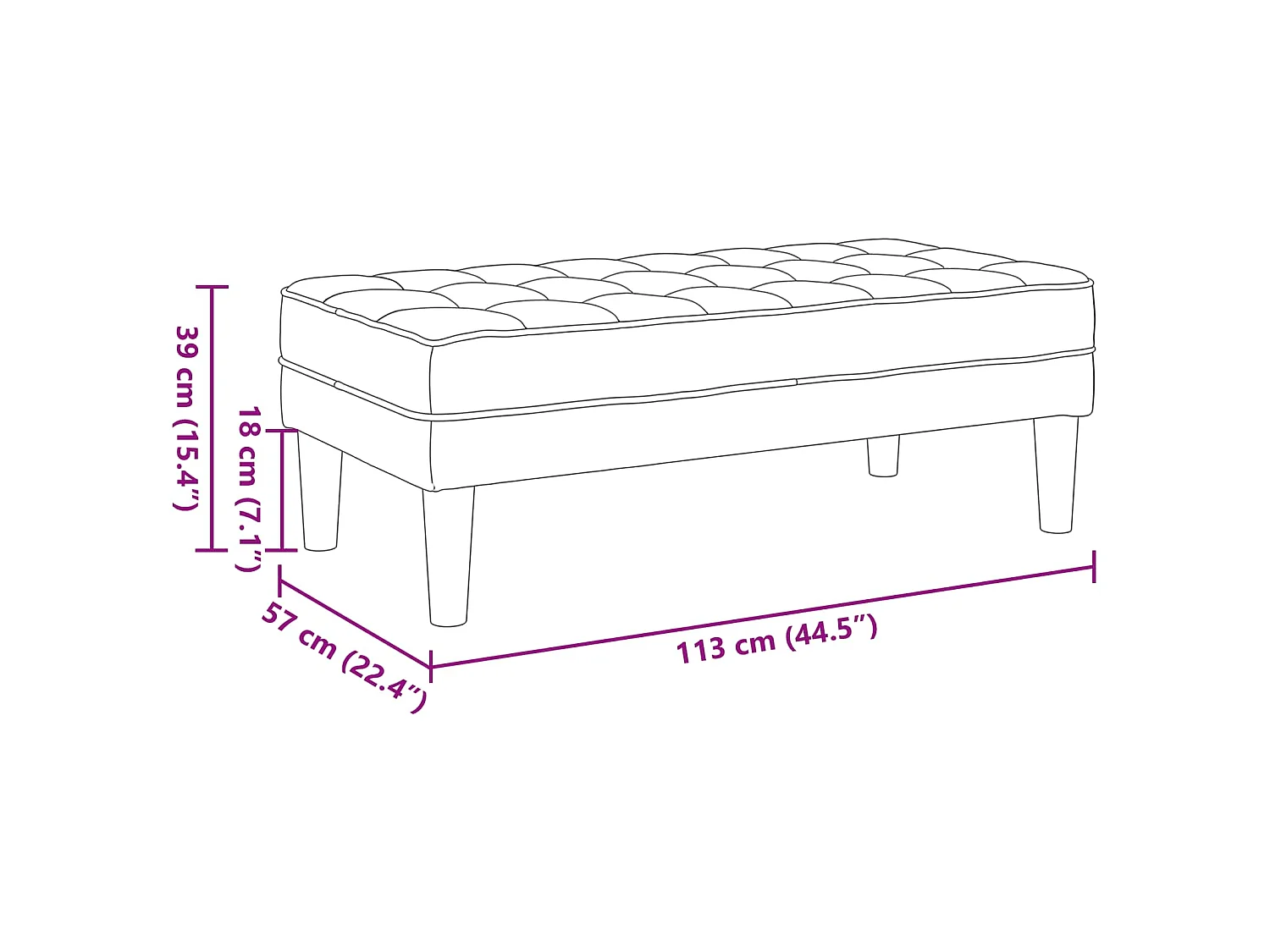 Ensemble de Canapés avec coussin 2 pcs Bleu Polyester