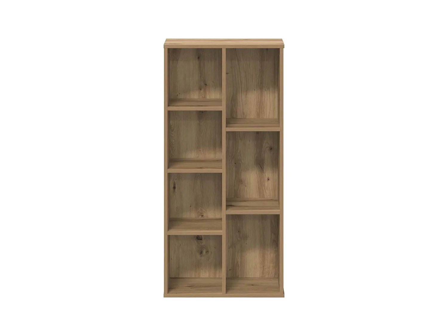 Bibliothèque chêne artisanal 50x25x105 cm bois d'ingénierie