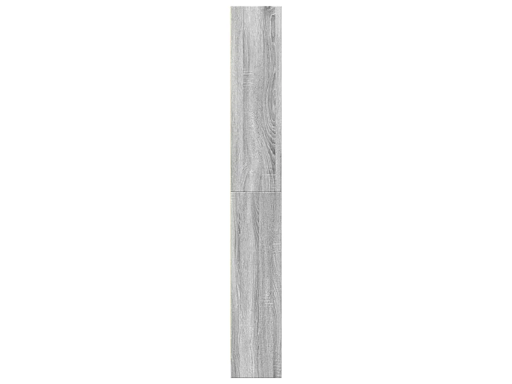 Libreria Grigio Sonoma 80x24x176 cm in Legno Multistrato