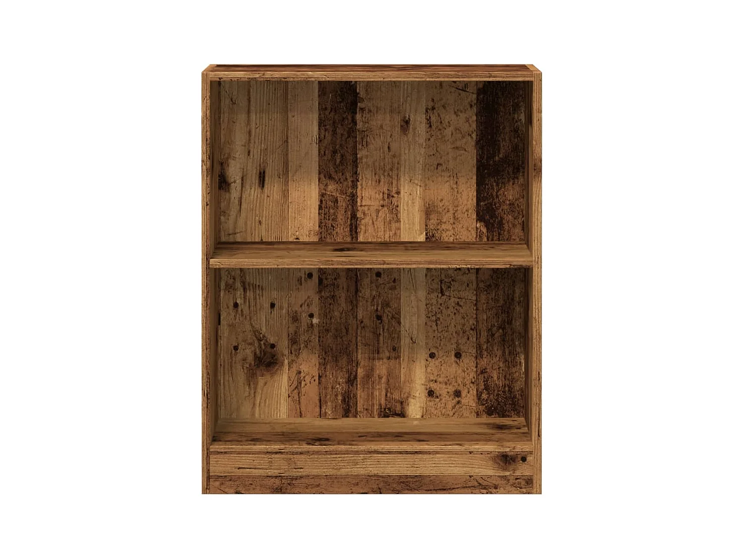 Bibliothèque vieux bois 60x24x76 cm bois d'ingénierie