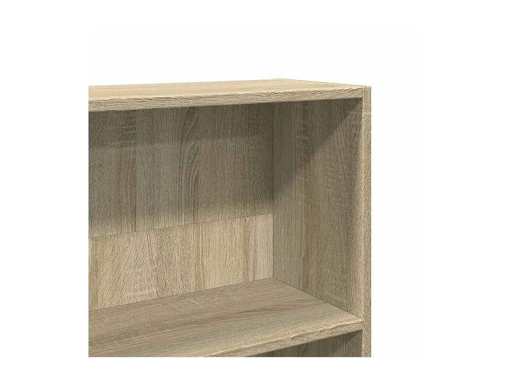 Bücherregal Sonoma-Eiche 80x24x143 cm Holzwerkstoff