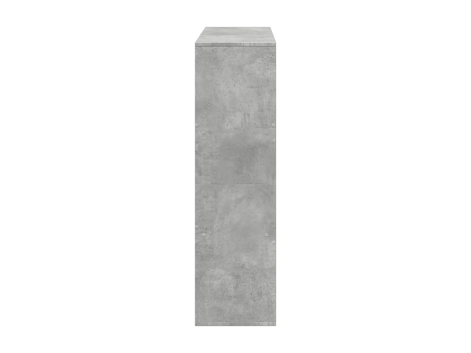Bibliothèque/Séparateur de pièce gris béton 100x33x115 cm