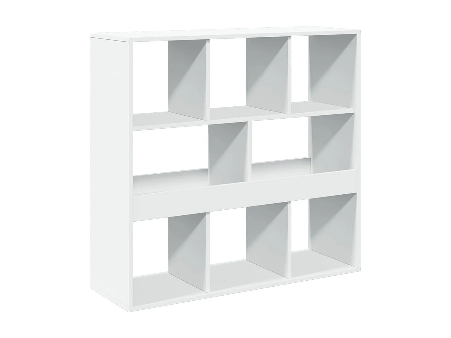 Bibliothèque/Séparateur de pièce blanc 100x33x94,5 cm