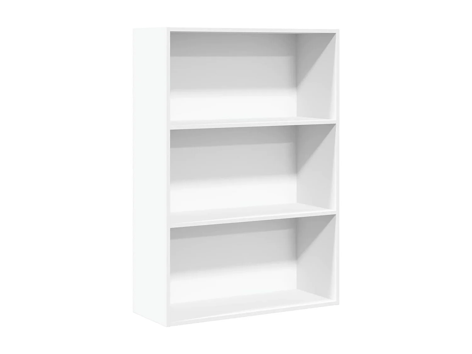 Libreria Bianca 80x30x114 cm in Legno Multistrato