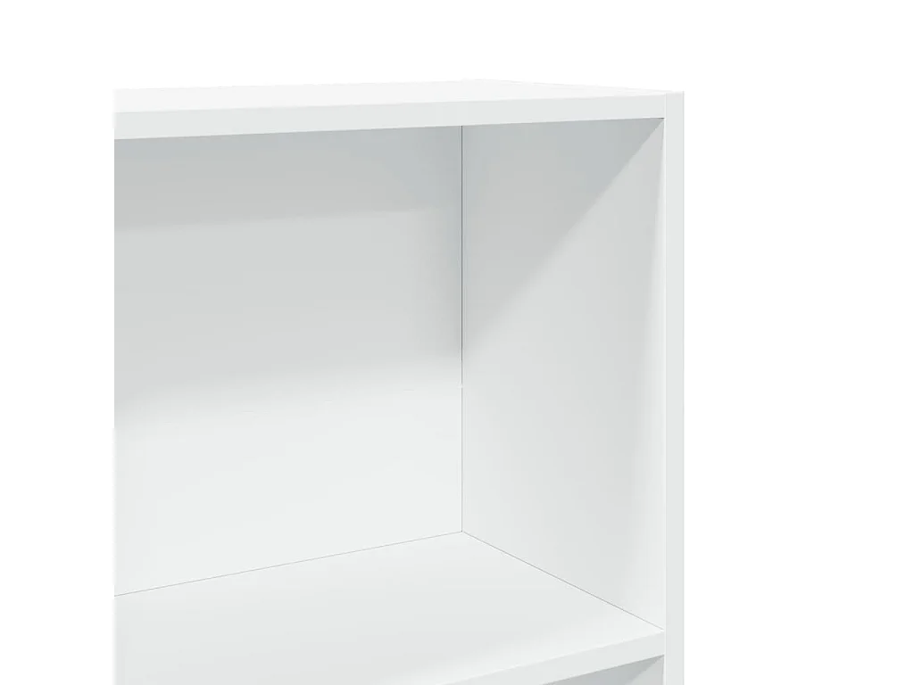 Libreria Bianca 80x30x114 cm in Legno Multistrato