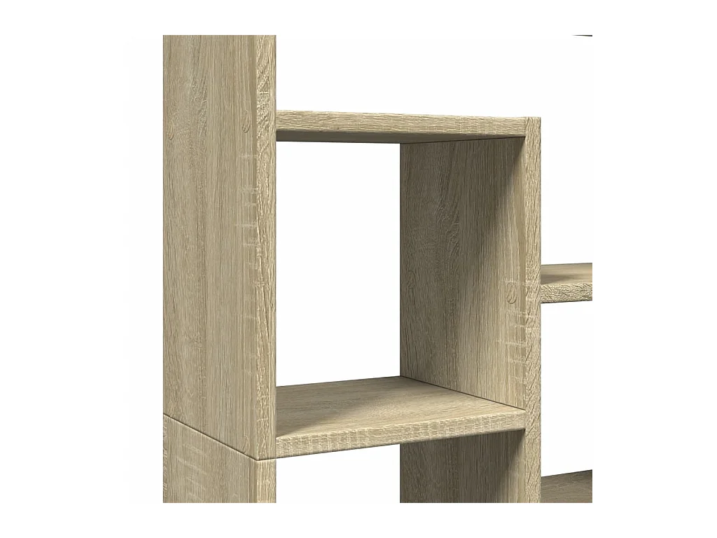 Bibliothèque chêne sonoma 72x20x120 cm bois d'ingénierie