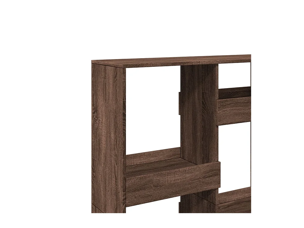 Bücherregal Braun Eichen-Optik 100x33x135 cm Holzwerkstoff