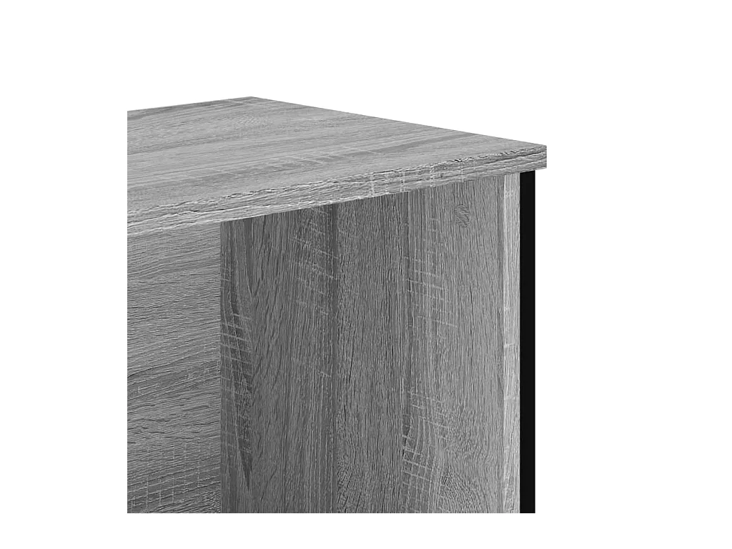 Estante 50x31x106 cm derivados de madeira cinzento sonoma