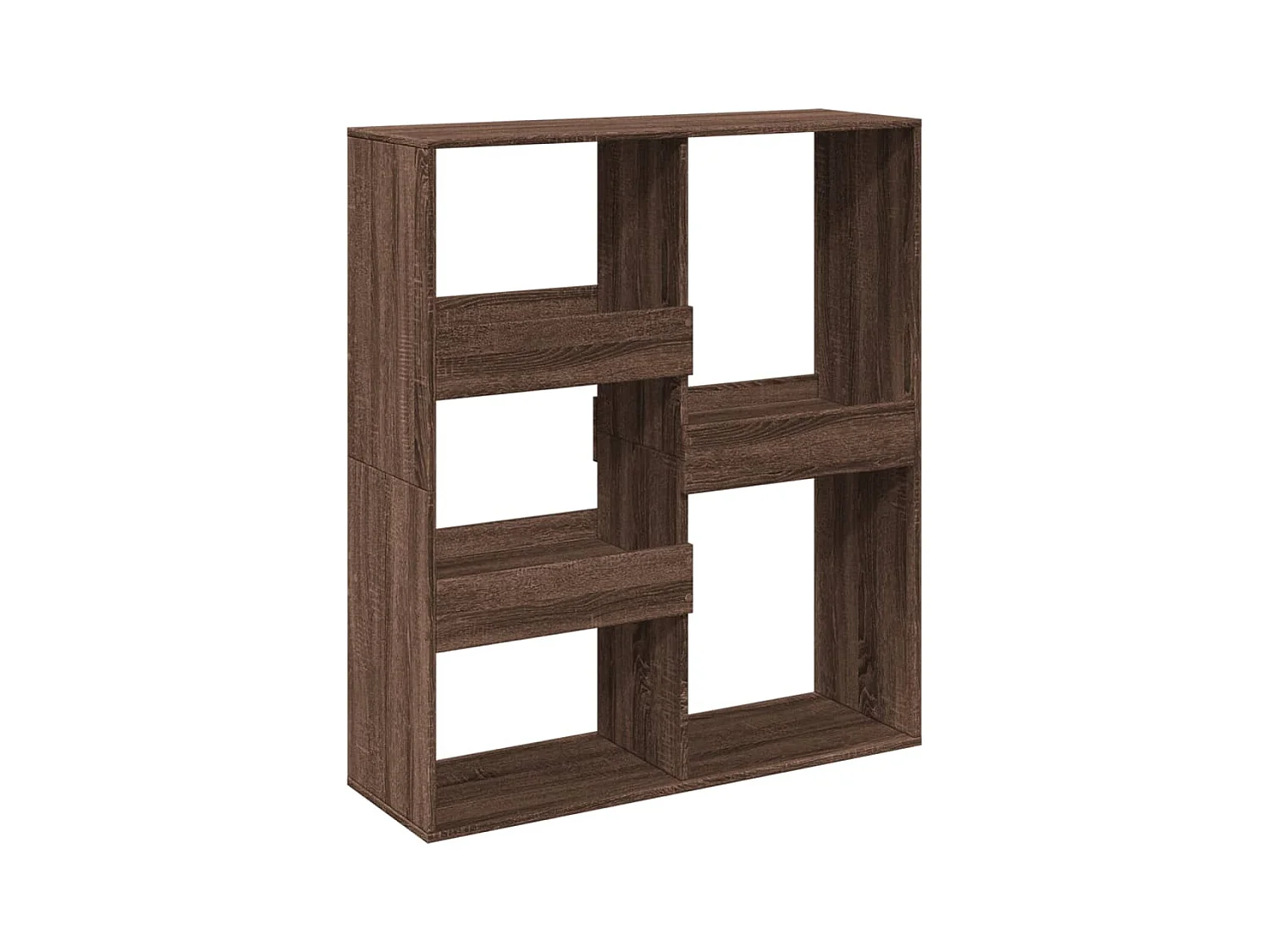 Bibliothèque/Séparateur de pièce chêne marron 100x33x115 cm