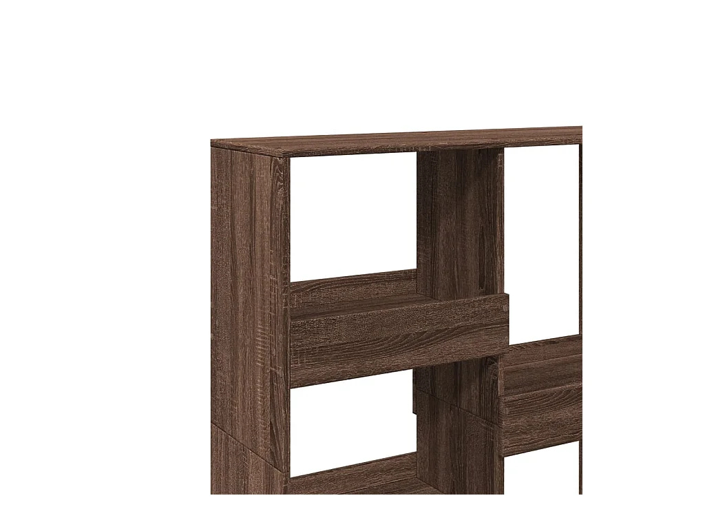 Bibliothèque/Séparateur de pièce chêne marron 100x33x115 cm