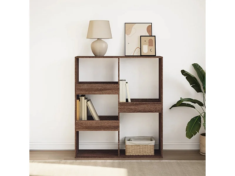 Bibliothèque/Séparateur de pièce chêne marron 100x33x115 cm
