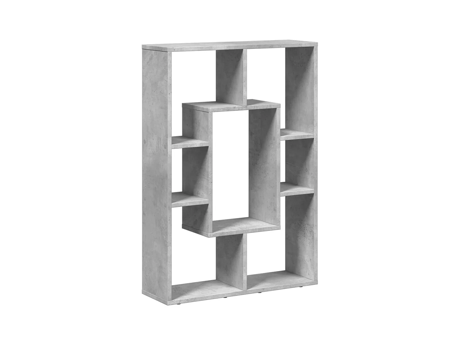 Libreria Grigio Cemento 63x20x90 cm in Truciolato