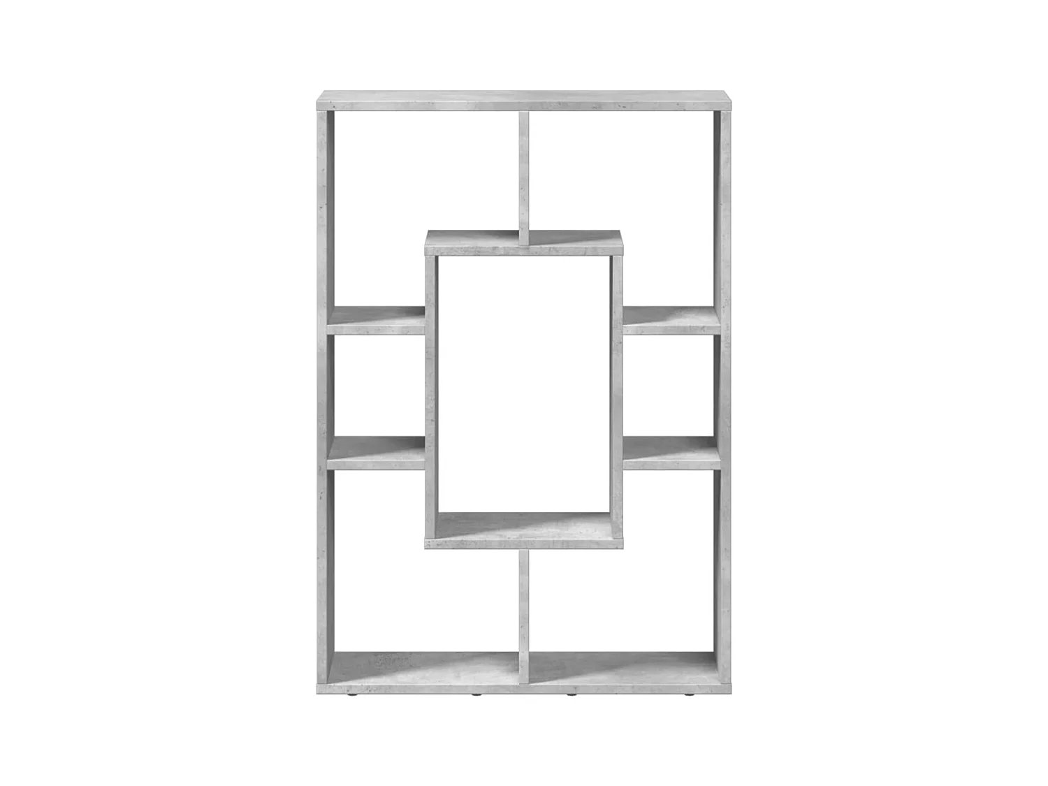 Libreria Grigio Cemento 63x20x90 cm in Truciolato