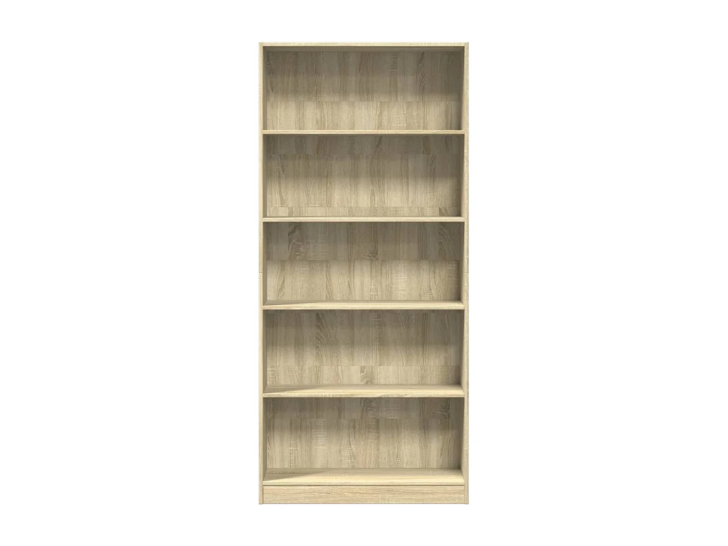 Librería roble Sonoma 80x24x176 cm madera de ingeniería
