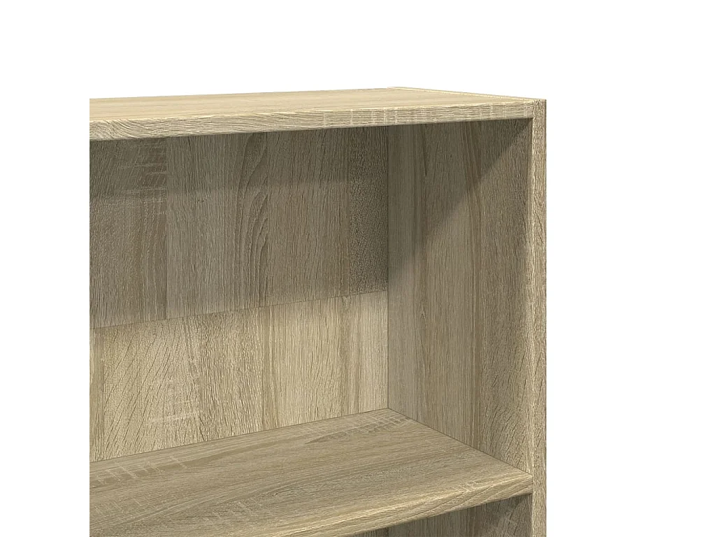 Librería roble Sonoma 80x24x176 cm madera de ingeniería