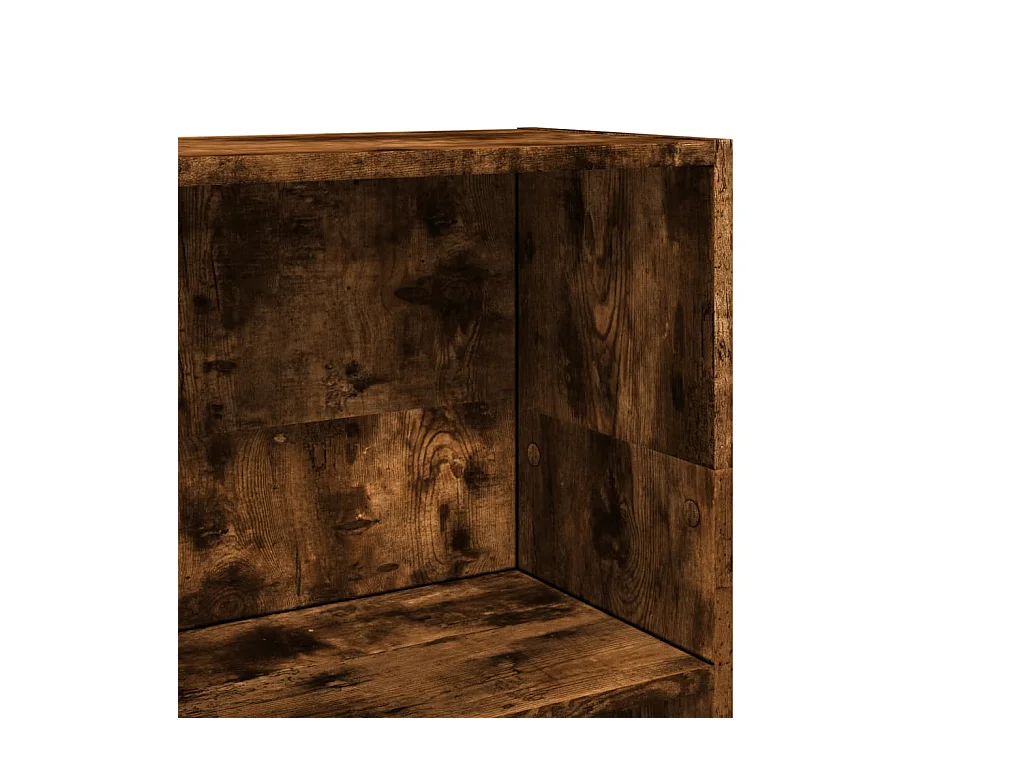 Bücherregal Räuchereiche 40x24x109 cm Holzwerkstoff
