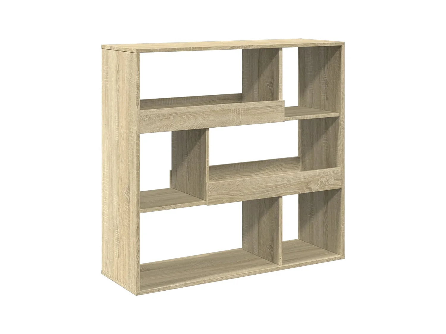 Boekenkast / kamerscherm 100x33x94,5 cm sonoma eikenkleurig