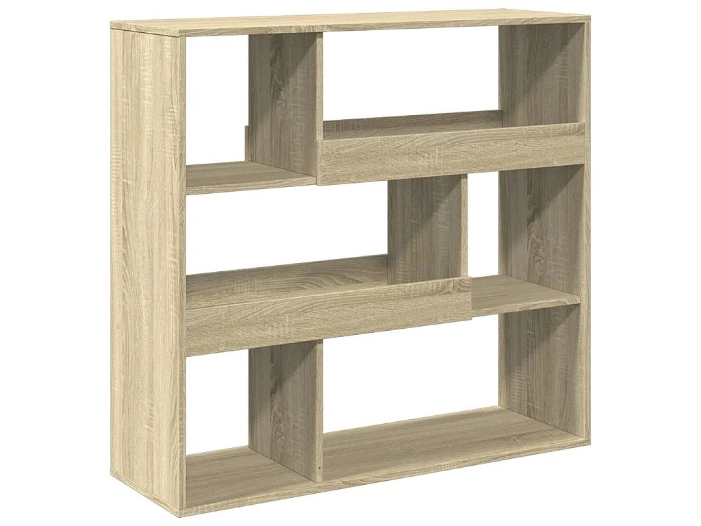 Estantería divisor de espacios roble Sonoma 100x33x94,5 cm