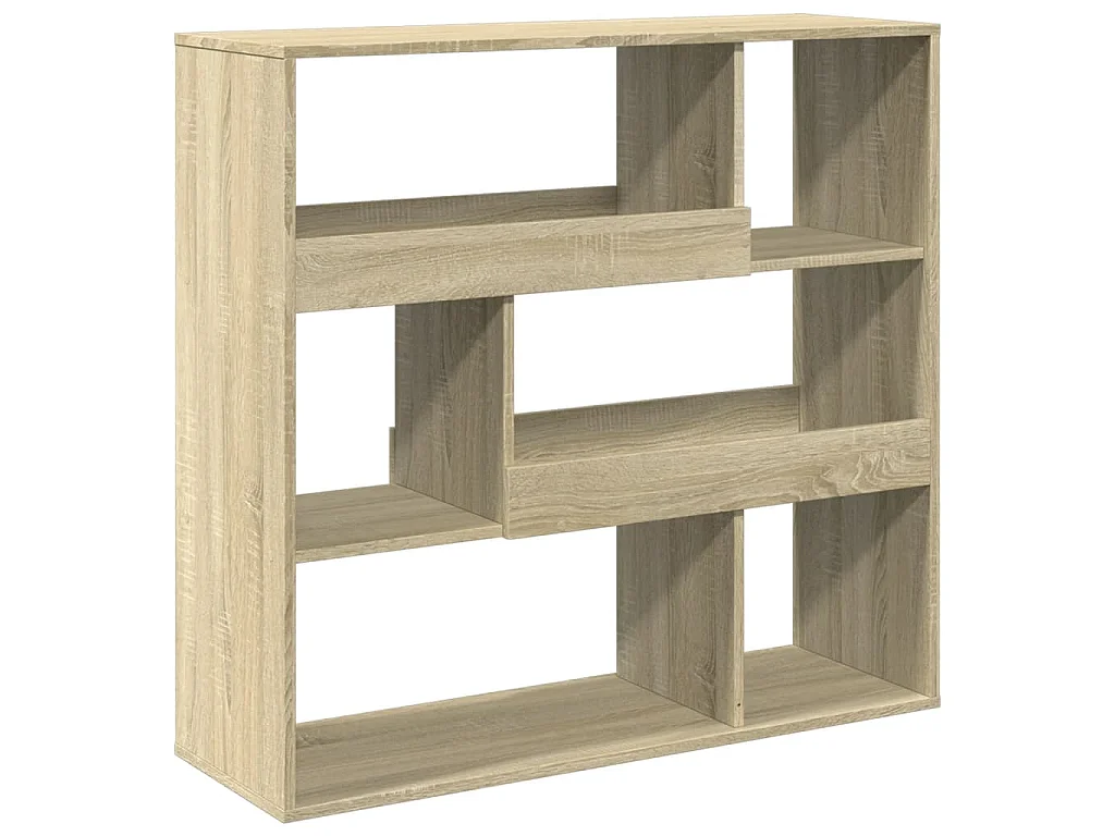 Estantería divisor de espacios roble Sonoma 100x33x94,5 cm