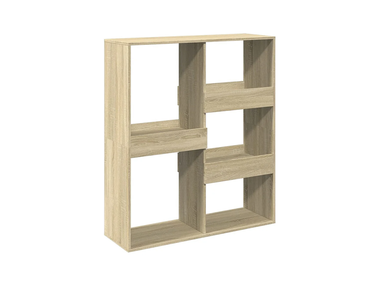 Boekenkast / kamerscherm 100x33x115 cm sonoma eikenkleurig