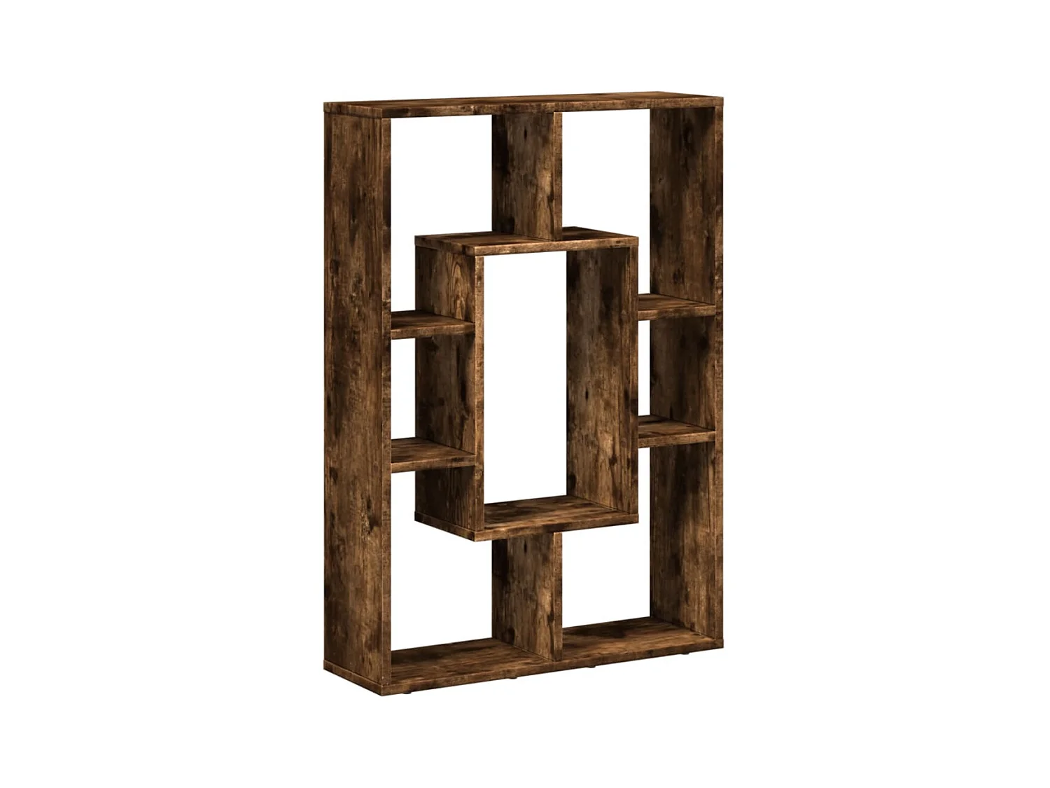 Bücherregal Räuchereiche 63x20x90 cm Holzwerkstoff