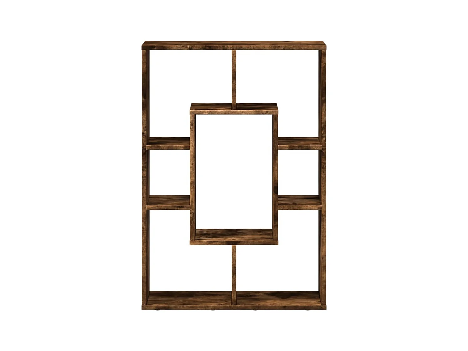 Bücherregal Räuchereiche 63x20x90 cm Holzwerkstoff