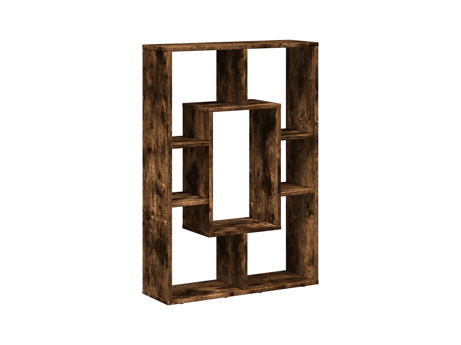 Bücherregal Räuchereiche 63x20x90 cm Holzwerkstoff