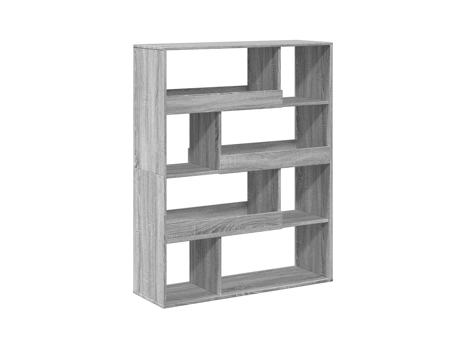 Estante 100x33x125,5 cm derivados de madeira cinzento sonoma