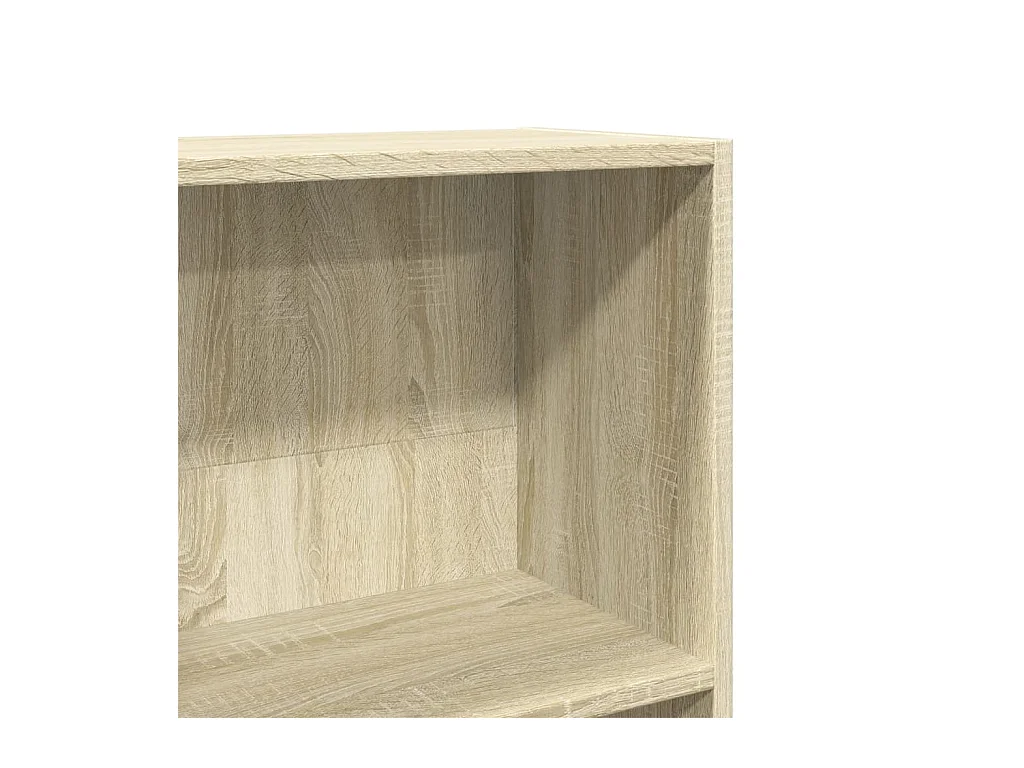 Estantería de madera de ingeniería roble Sonoma 40x24x143 cm