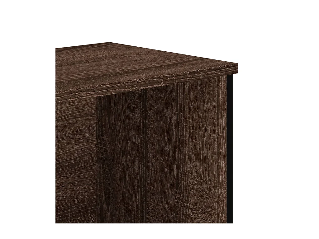 Libreria Rovere Marrone 80x31x106 cm in Legno Multistrato