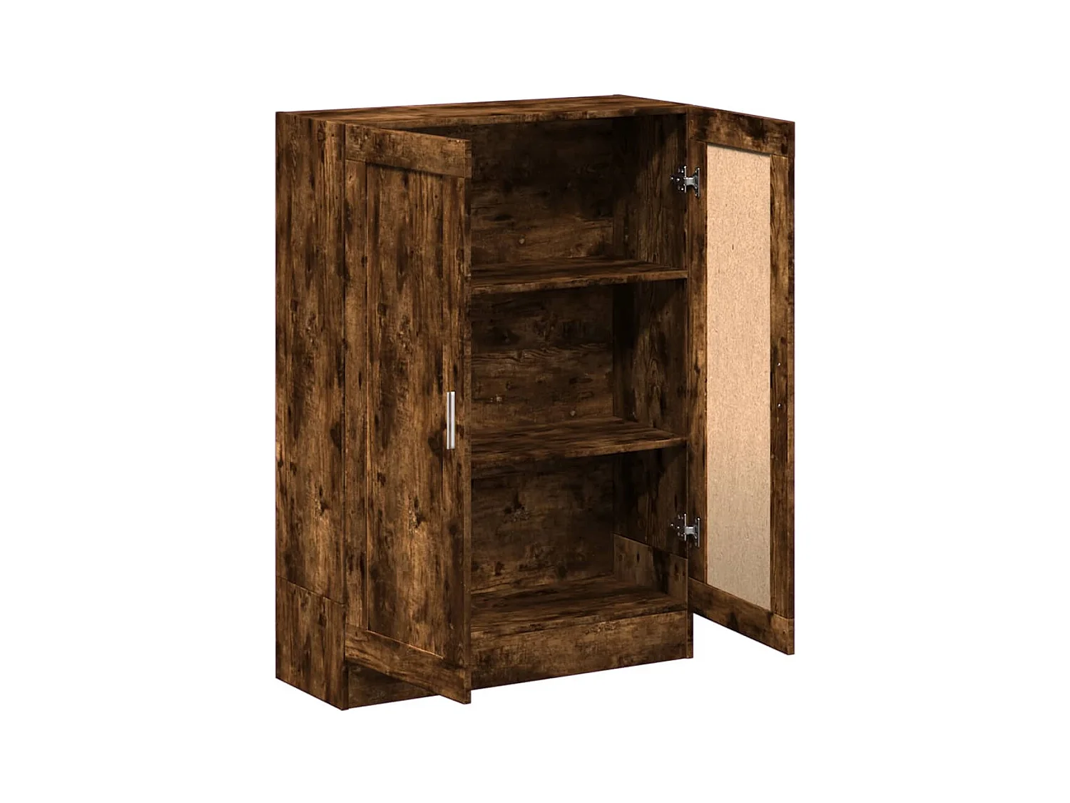 Libreria Rovere Fumo 82,5x30,5x115 cm in Legno Multistrato