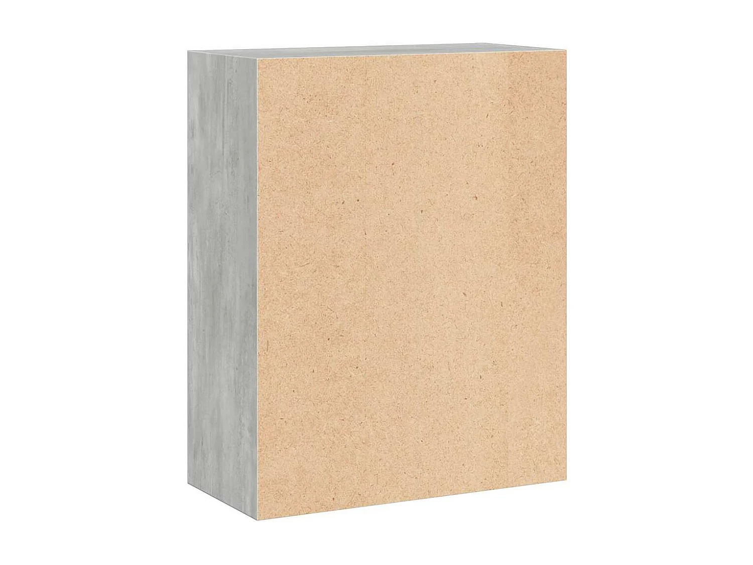 Bücherregal 2 Fächer Betongrau 60x30x76,5 cm Holzwerkstoff