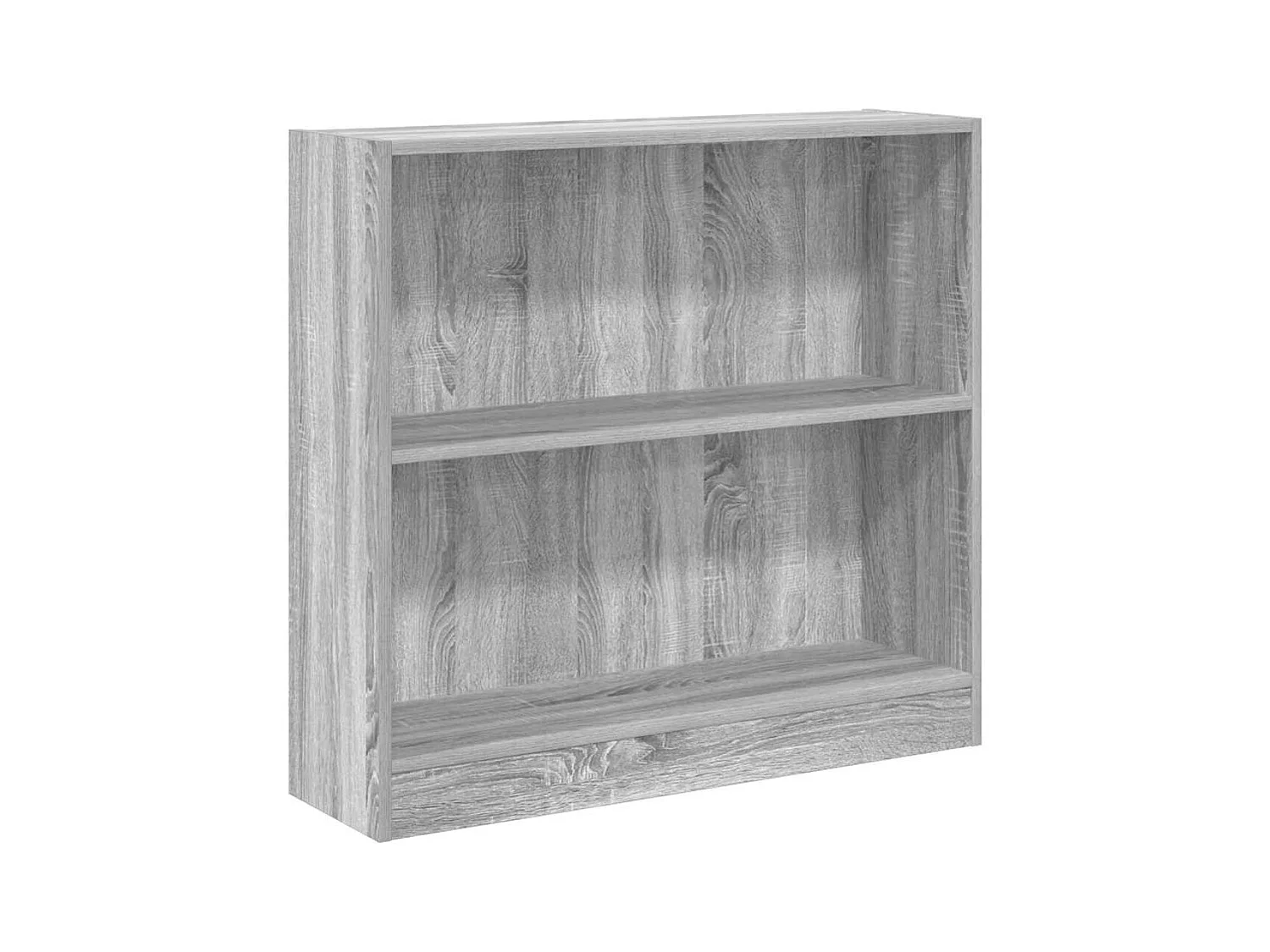 Bibliothèque sonoma gris 80x24x76 cm bois d'ingénierie