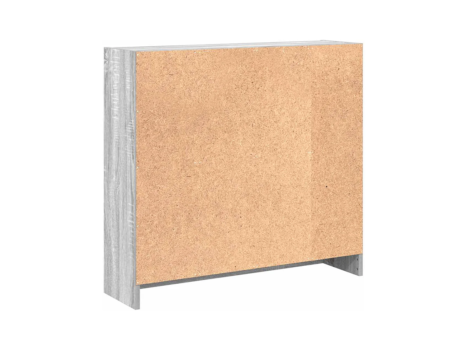 Bibliothèque sonoma gris 80x24x76 cm bois d'ingénierie