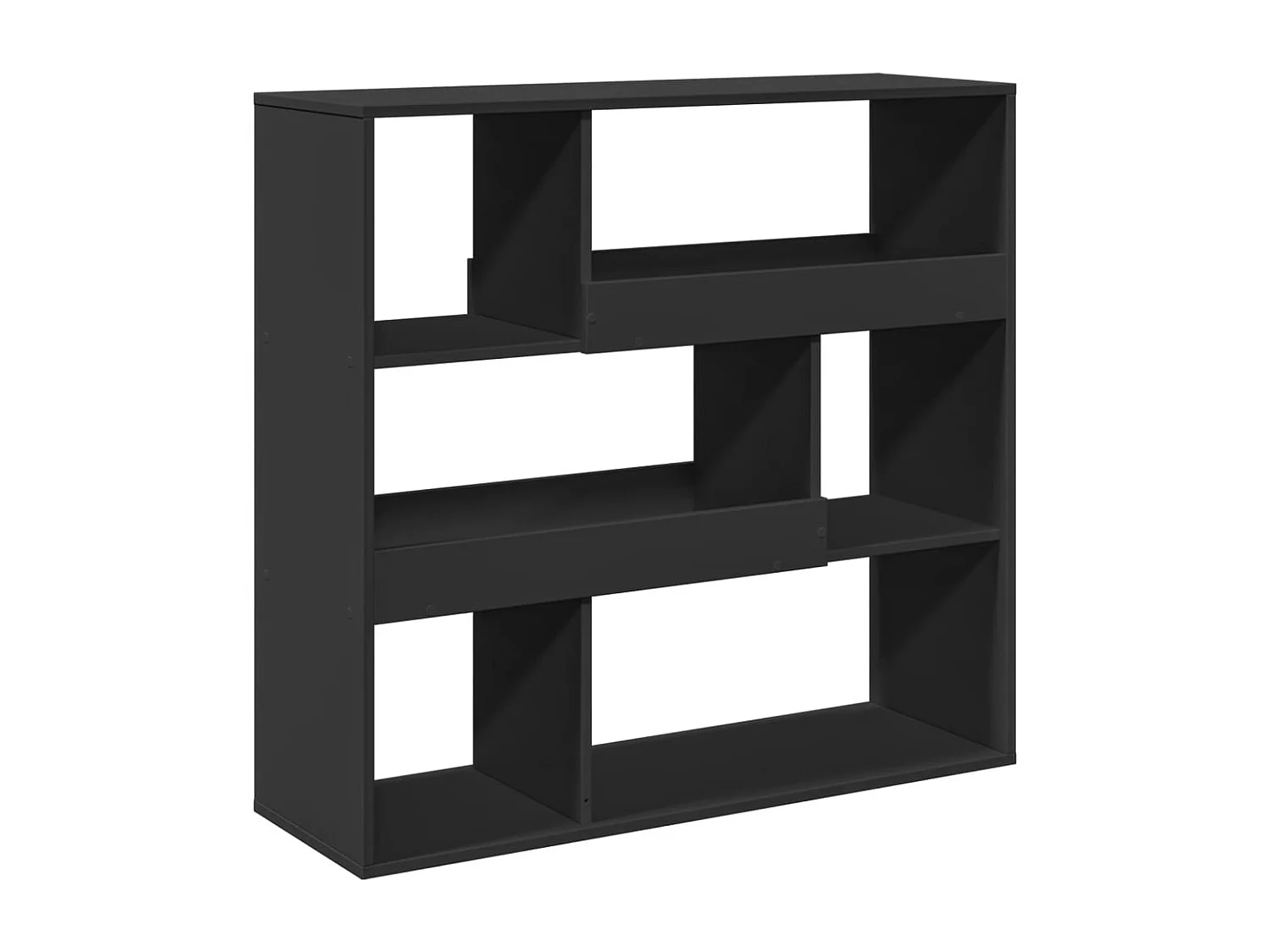 Bibliothèque/Séparateur de pièce Noir 100x33x94,5 cm