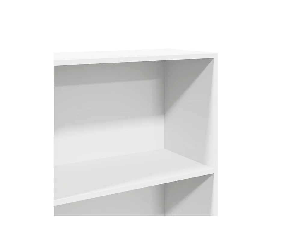 Bücherregal Weiß 60x30x189 cm Holzwerkstoff