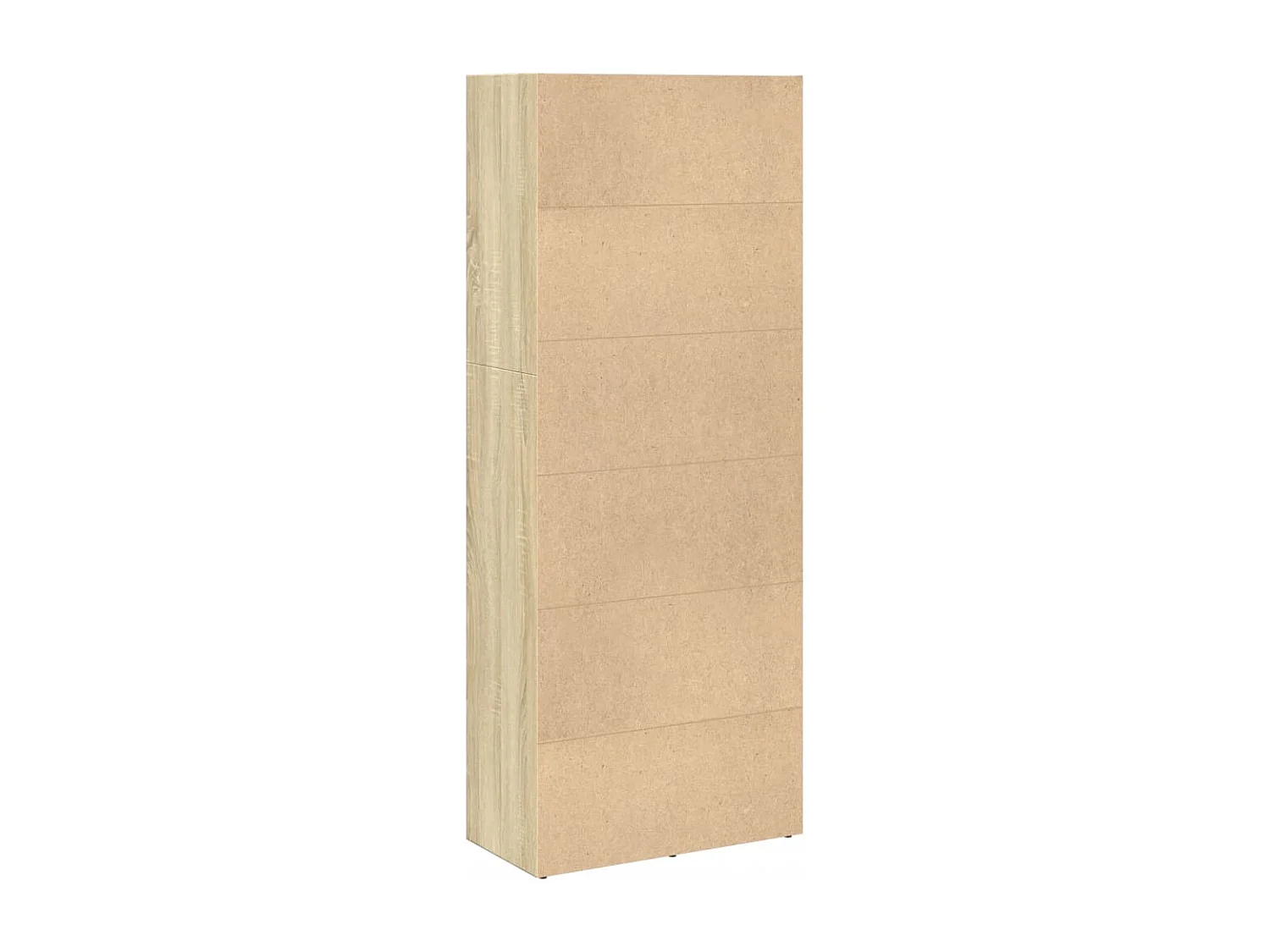 Boekenkast 60x30x152 cm bewerkt hout sonoma eikenkleurig